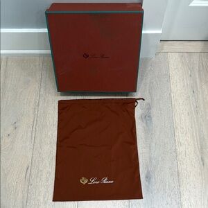Loro Piana Brown Men's Bag With box